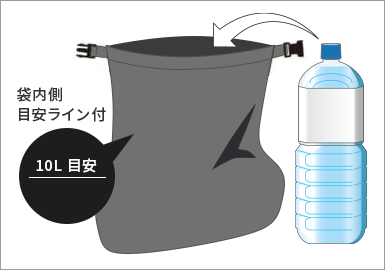 本体を袋から取り出している様子