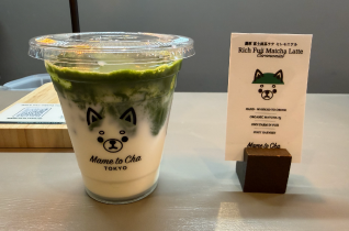豆と茶の抹茶ラテ
