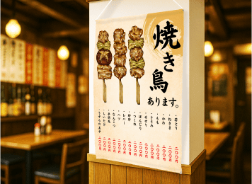 店内で長期的にPRしたい