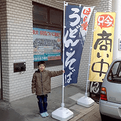 レギュラーのぼりうどんそば