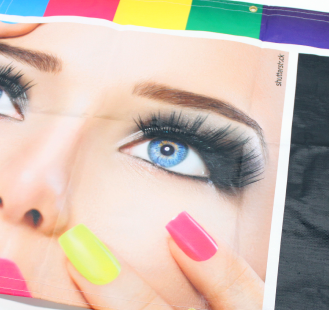 軽量カラーシートの印刷サンプル画像