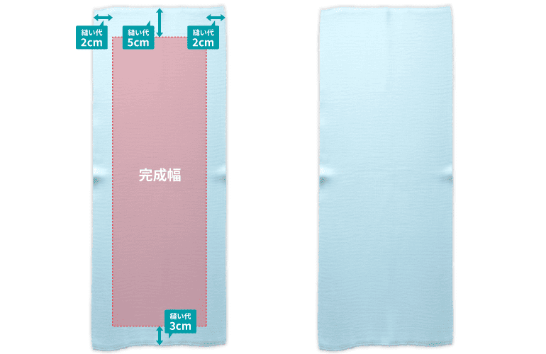 ➀ 布を裁断する