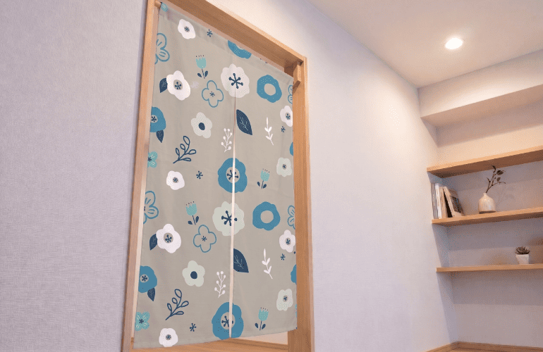 自宅向けのトイレのれん2