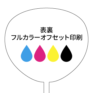 表裏フルカラーオフセット印刷