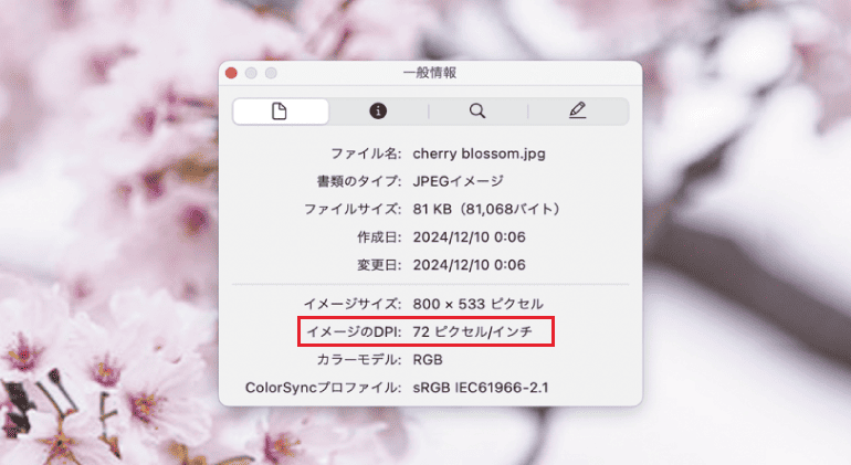 Macで解像度を確認する