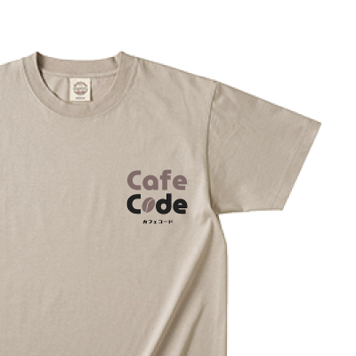 販促用Tシャツのロゴデザイン例