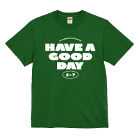 「HAVE A GOOD DAY」と書かれたクラスTシャツデザイン