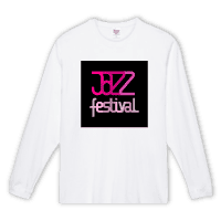 「JAZZ festival」イベントロゴがプリントされたデザイン