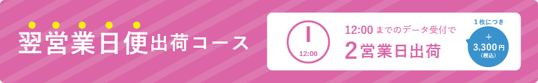 翌営業日出荷コース