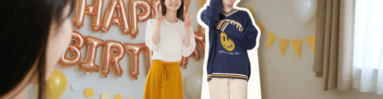 等身大パネルを設置する