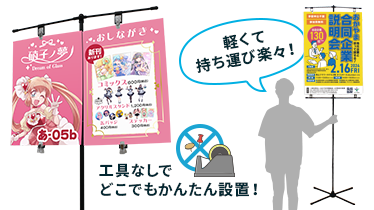イベントポスタースタンド紹介