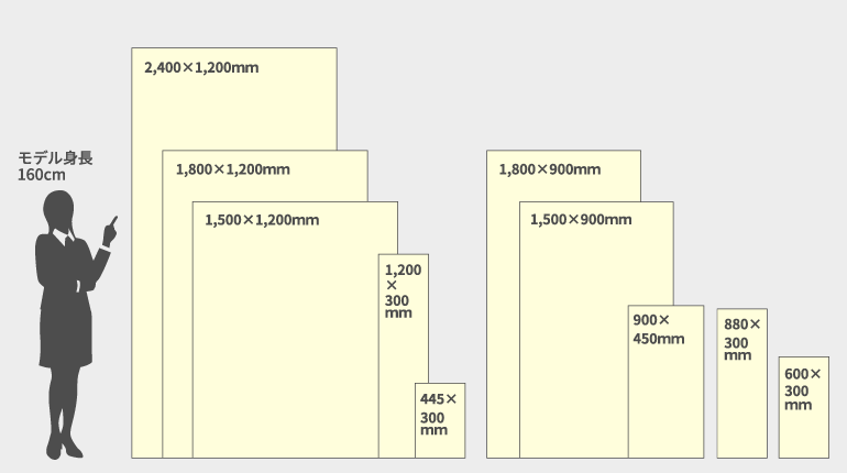 取り扱っているサイズ_よくあるサイズ